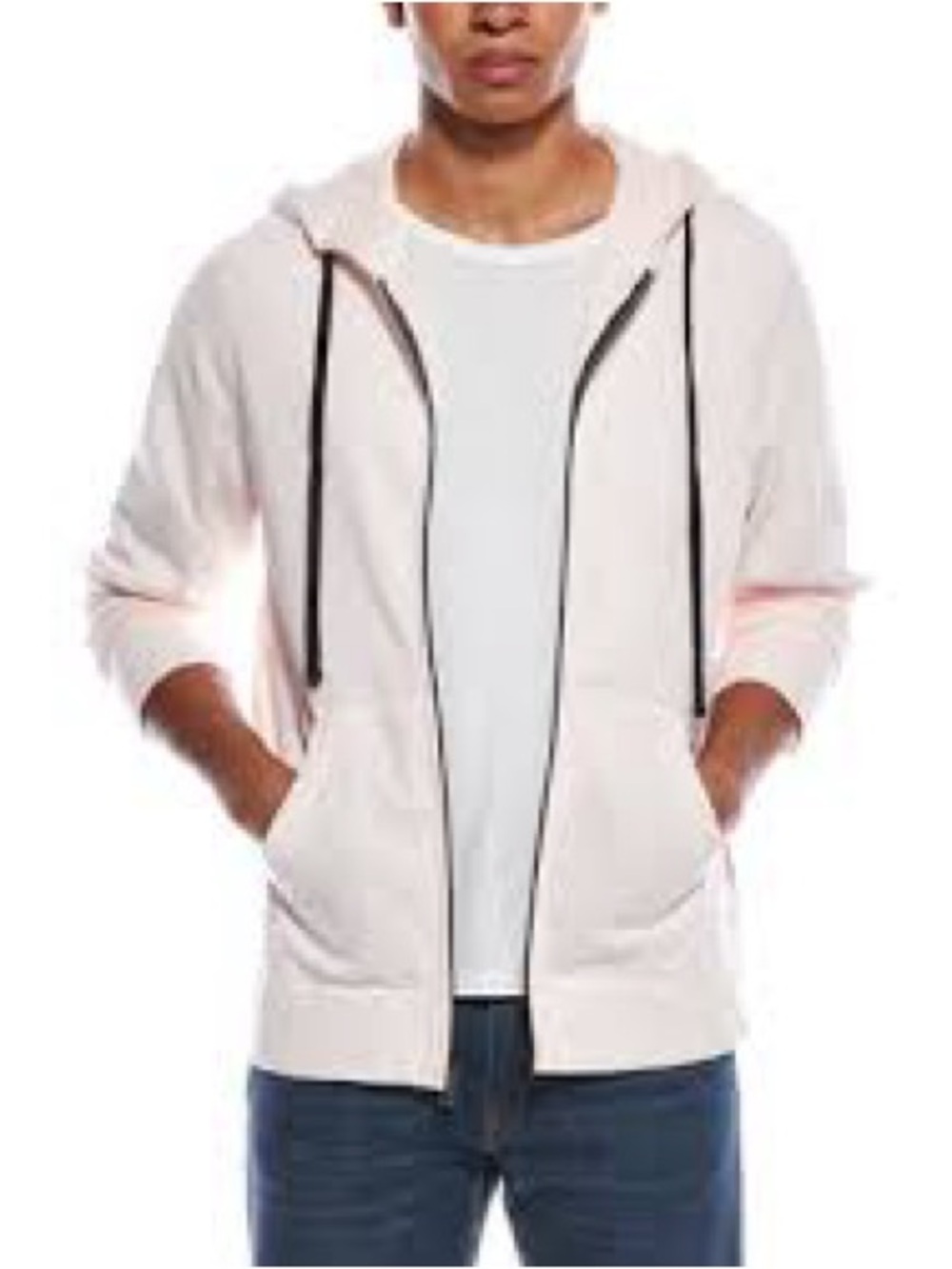 🌸 James Perse Vintage French cotton-terry hoodie🌸